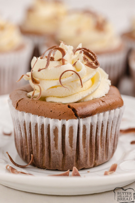 Mini Chocolate Cheesecakes