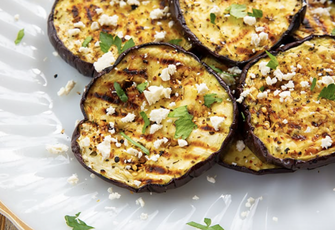 Fast and Easy Greek Grilled Eggplant