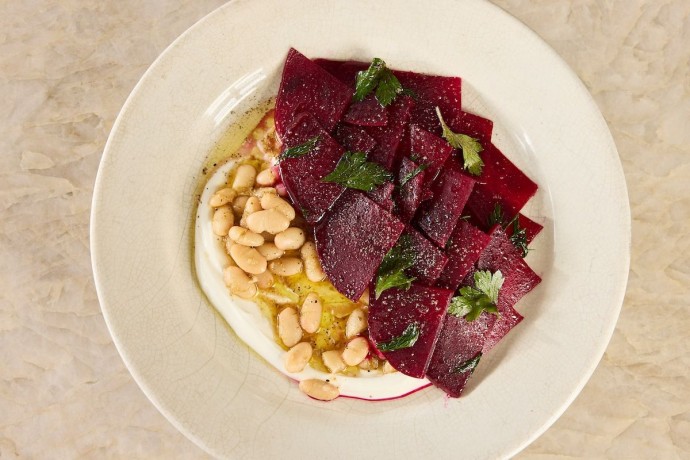 Herby White Bean & Beet Salad