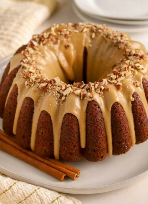 Spice Cake with Maple Icing