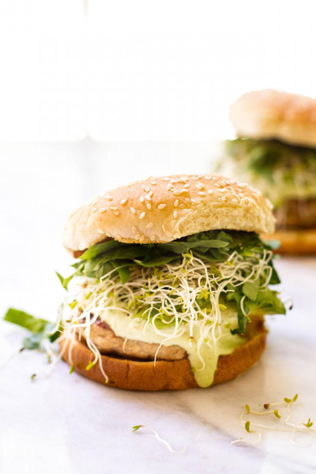 Turkey Avocado Burgers