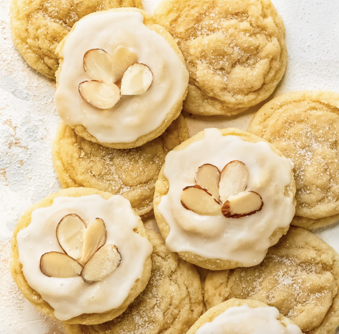 Soft Sugar Cookies with Almonds