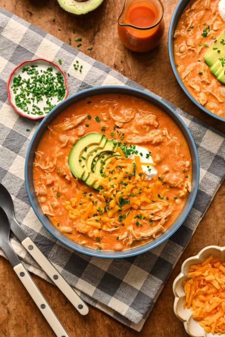 Creamy Buffalo Chicken Chili