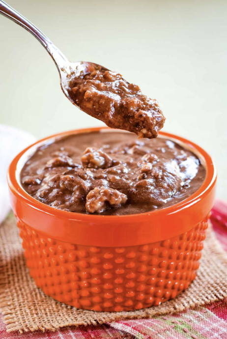 Pumpkin Spice Chocolate Pudding Oatmeal