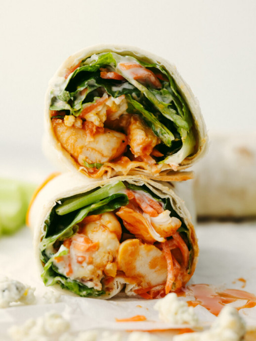 Honey Buffalo Chicken Wraps