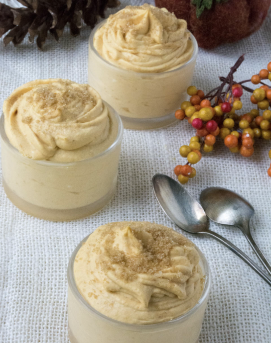 Sugar-Free Keto Pumpkin Cheesecake Mousse