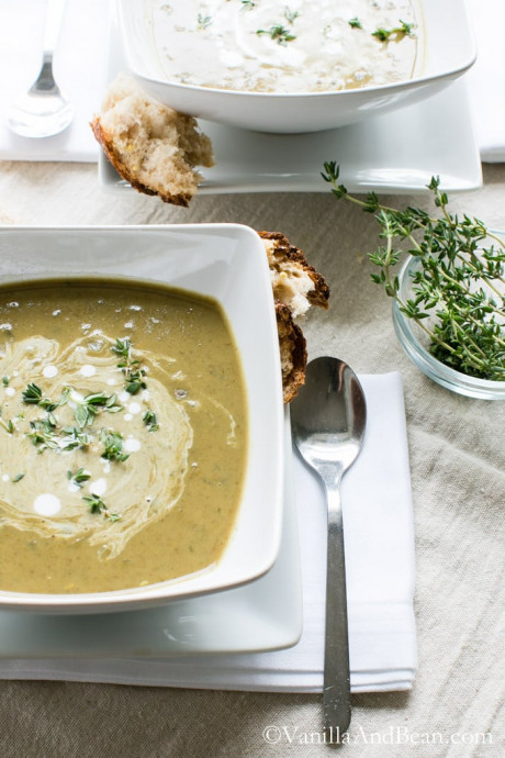 Coconut Curried French Lentil Soup