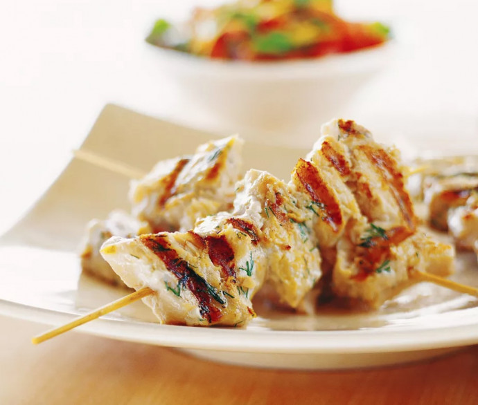 Moroccan Grilled Fish Kebabs: A Great Appetizer or Main Course