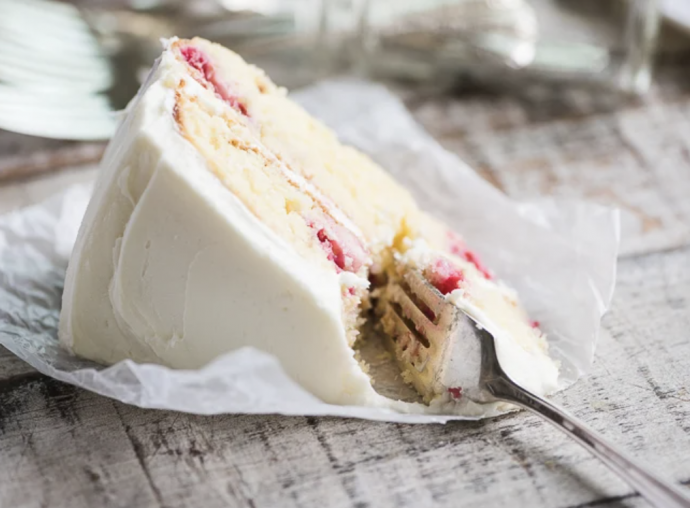 Raspberry Cake with Lemon Buttercream