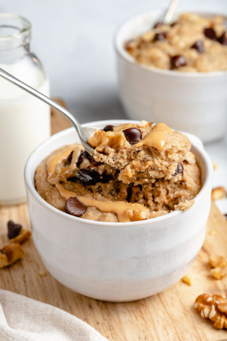 Vegan Banana Bread Mug Cake