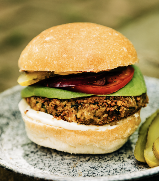 Vegan Chickpea Umami Burgers