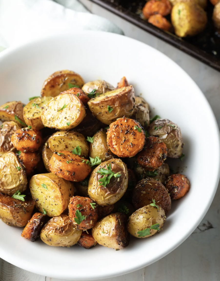 Herb Oven Roasted Potatoes and Carrots — Recipes