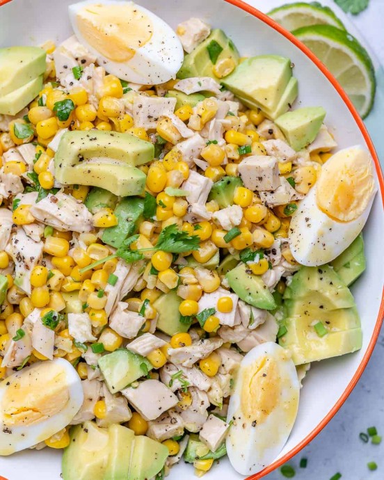 Chicken Avocado Corn Salad