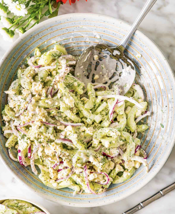 Creamy Cucumber Salad