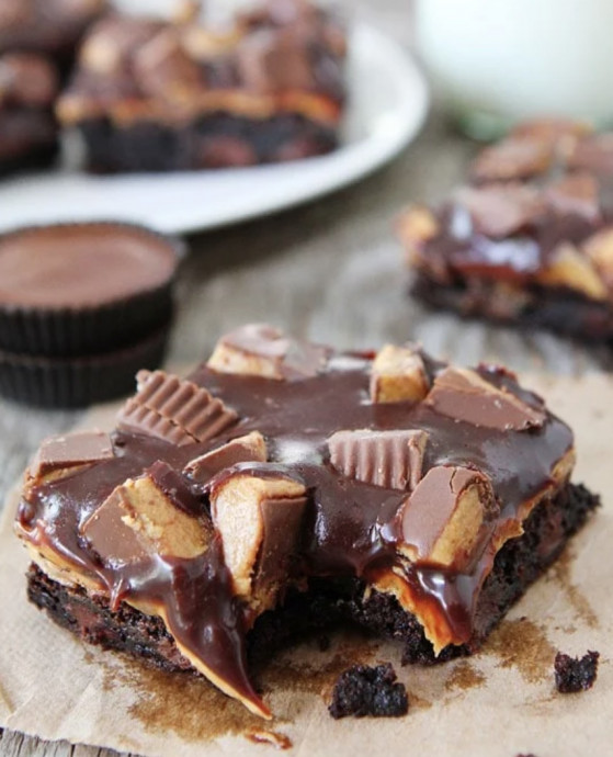 Chocolate Peanut Butter Brownies