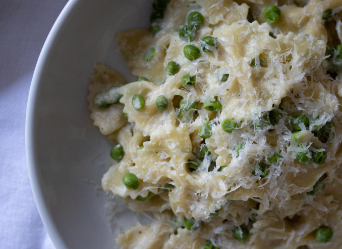 Farfalle With Ricotta And Peas