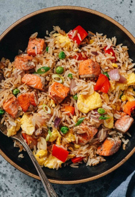 Salmon Fried Rice