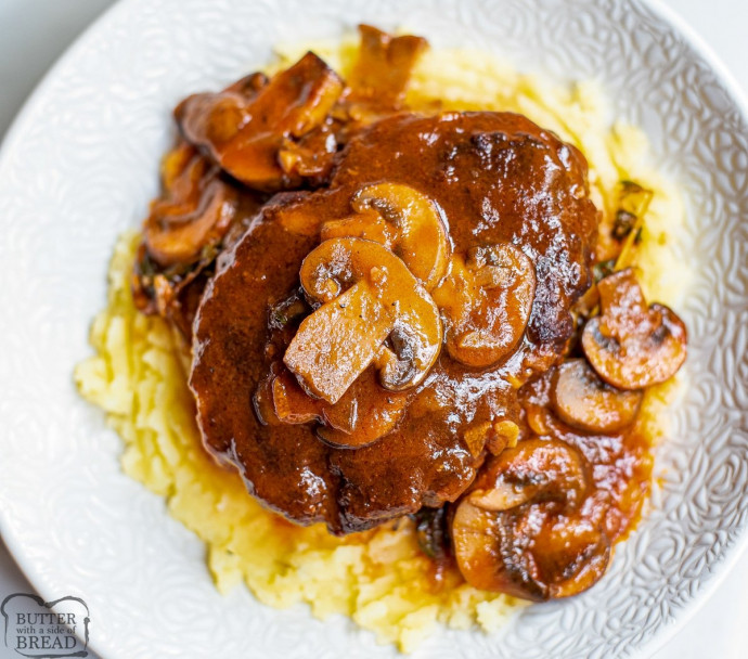 Old-fashioned Salisbury steak