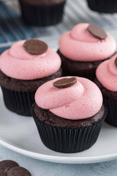 Chocolate Raspberry Cupcakes