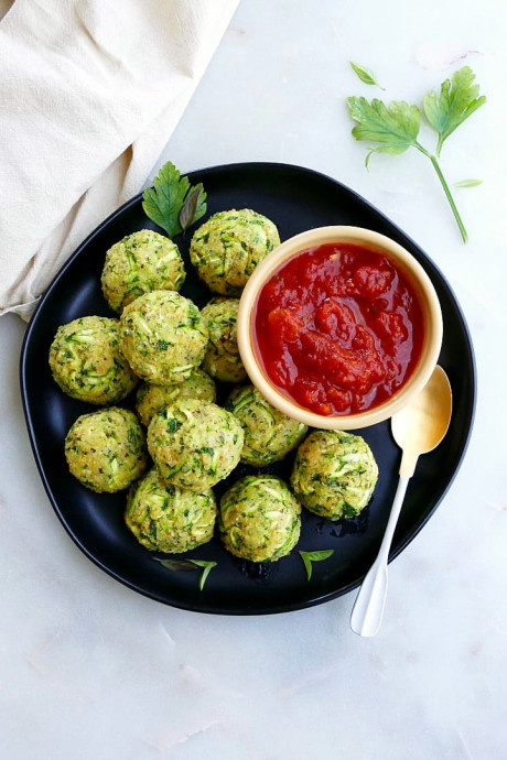 Baked Italian Zucchini Balls Recipe