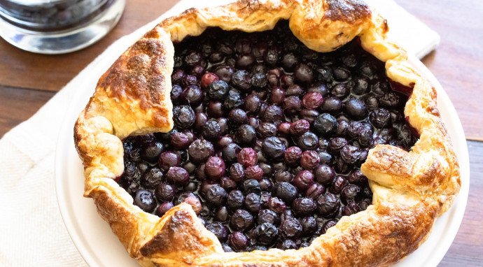 Blueberry Galette – French Dessert