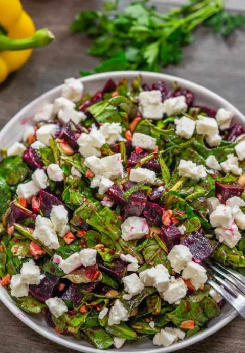 Beet and Goat Cheese Salad