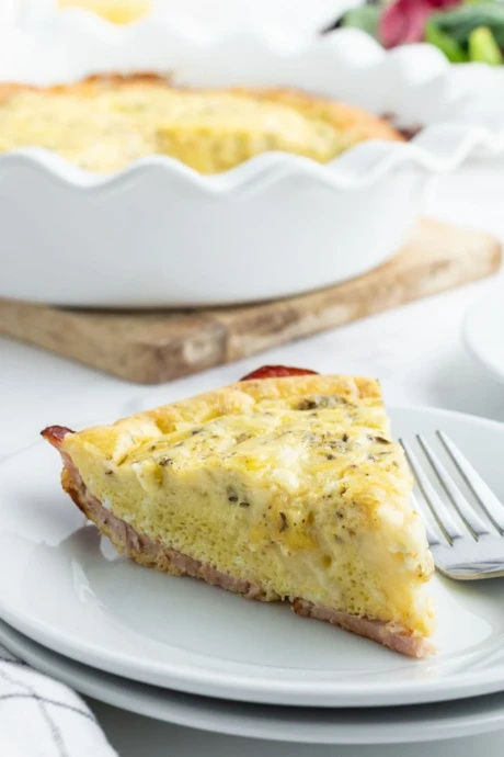 Brie and Canadian Bacon Quiche