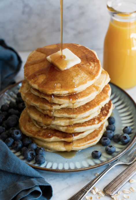 Oat Flour Pancakes