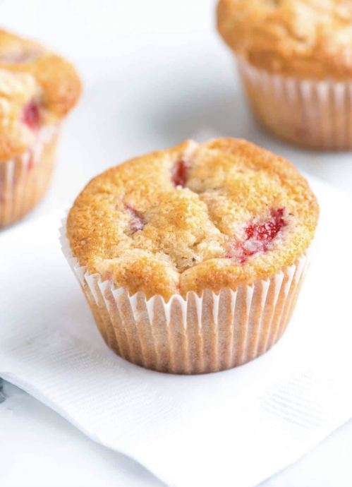 Perfect Strawberry Muffins