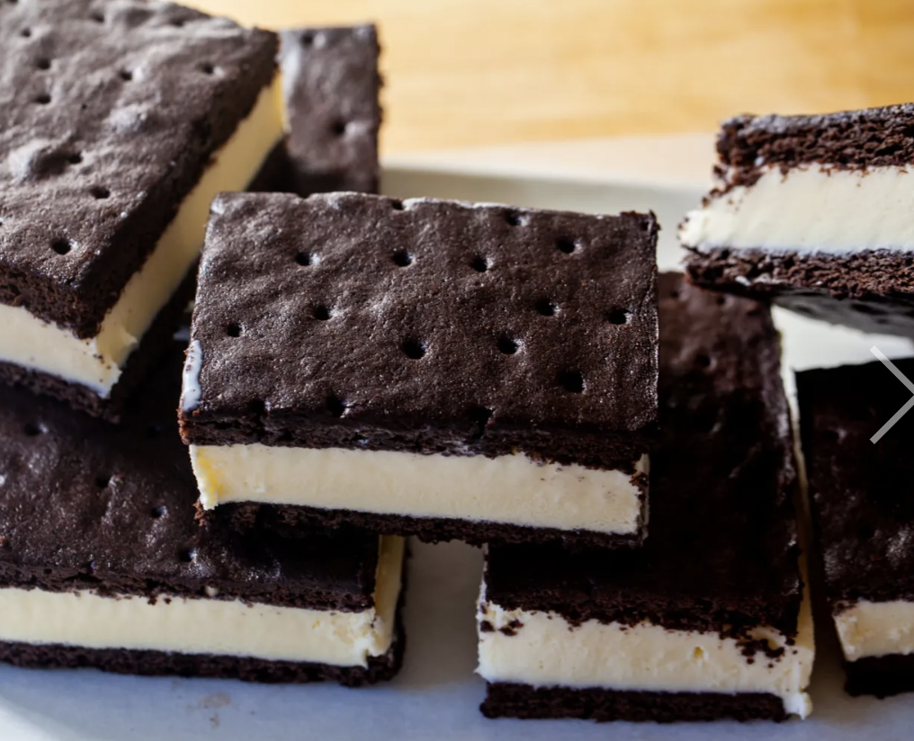 Chocolate ice cream sandwiches — Recipes