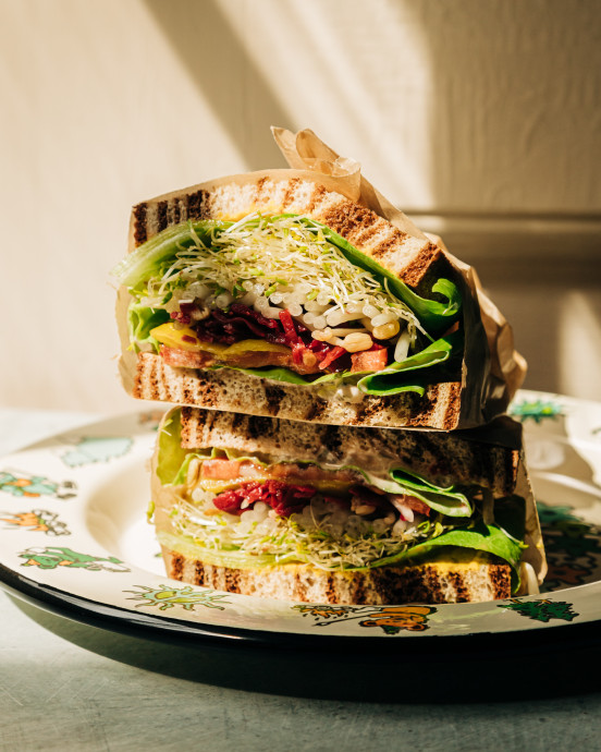 Ultimate Veggie Crunch Sandwich