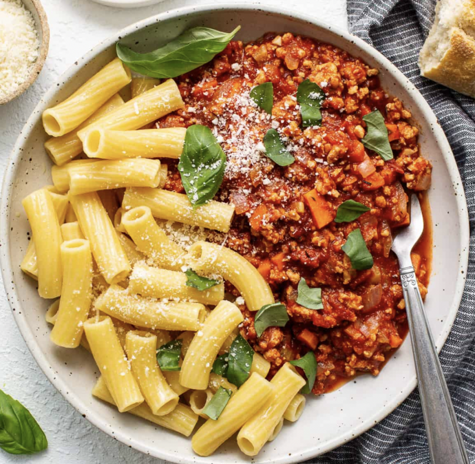 Ground Chicken Bolognese