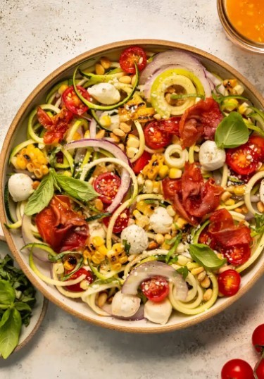 Pasta Salad Zucchini: Spiralized Pasta Salad