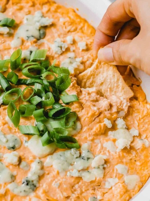 Buffalo Chicken Dip with Blue Cheese