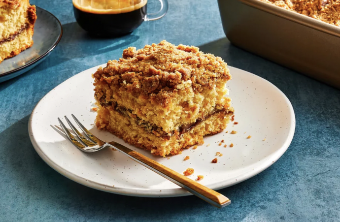 Classic Coffee Cake With Cinnamon Streusel Topping