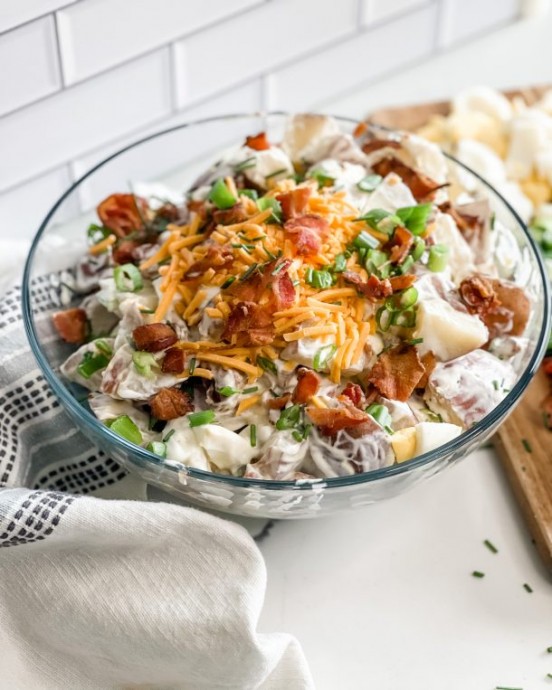 Skinny Loaded Potato Salad
