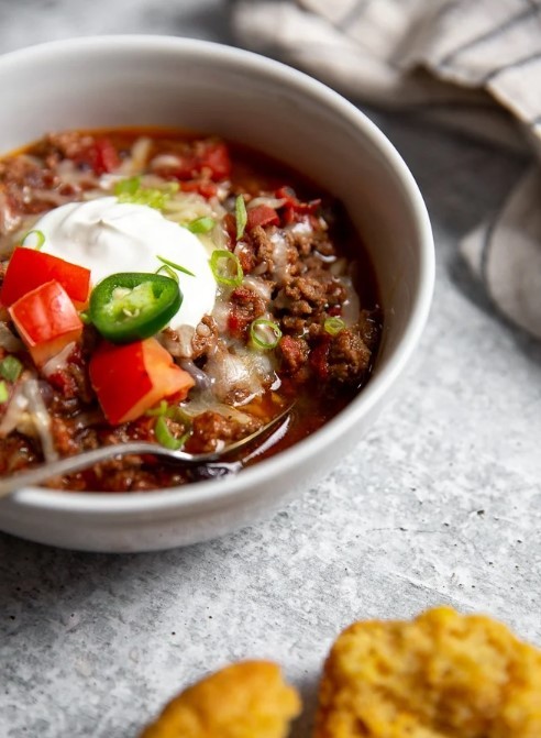 The BEST Slow Cooker Beef Chili