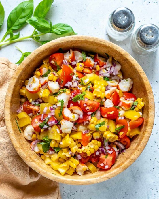 Crab Corn Tomato Salad