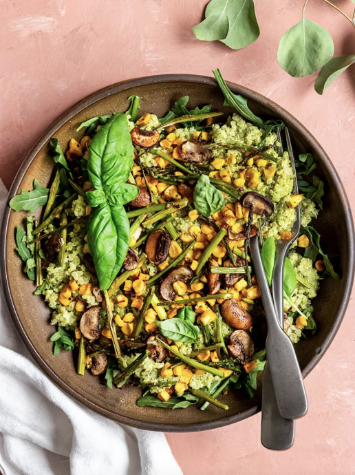 Pesto Quinoa Bowl (Vegan & GF!)