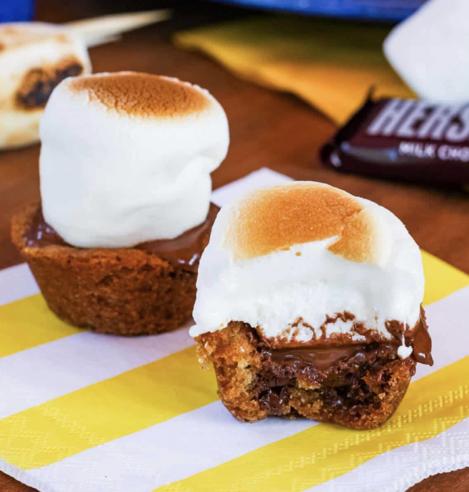 S’Mores Cookie Cups