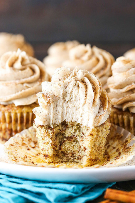 Cinnamon Sugar Swirl Cupcakes