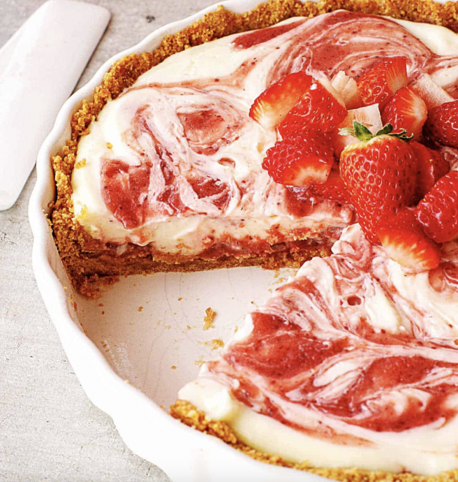 Frozen Strawberry Pie