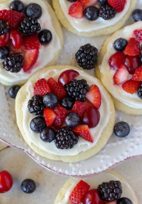 Sugar Cookie Fruit Tarts Sugar Cookie Fruit Tarts