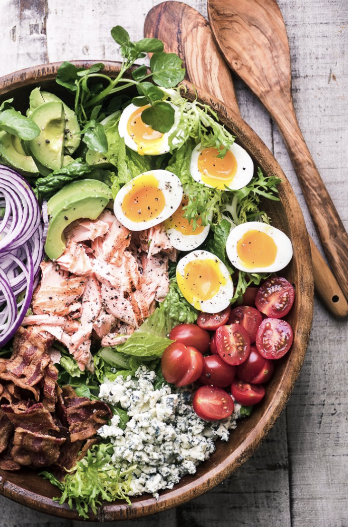 Salmon Cobb Salad — Recipes