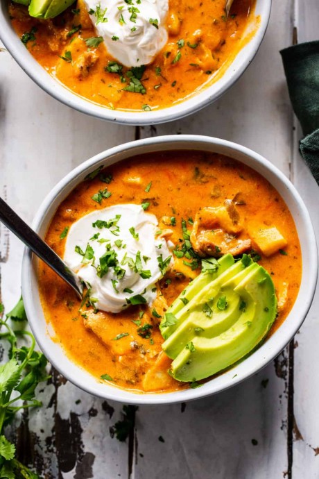 Creamy Buffalo Chicken Chili