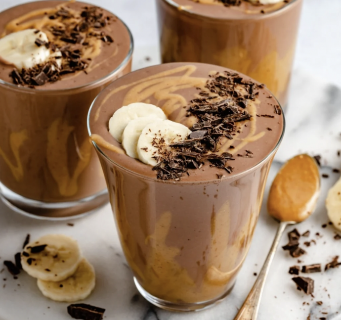 ​Chocolate Peanut Butter Banana Smoothie
