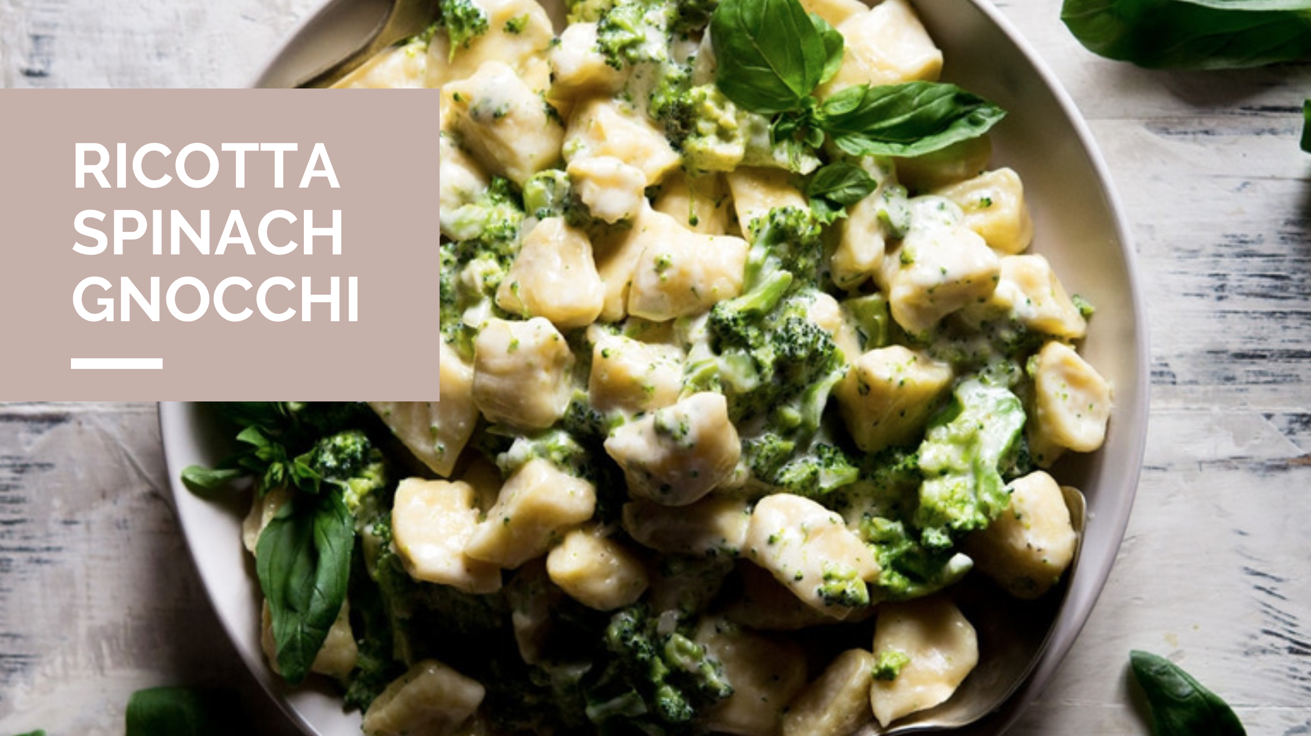 Ricotta & Spinach Gnocchi With Parmesan Cream Sauce — Recipes