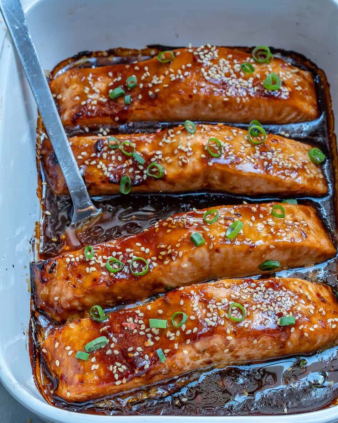 Baked Teriyaki Salmon — Recipes