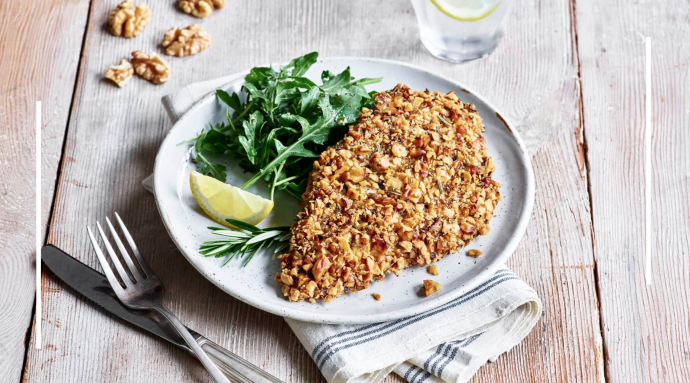 Walnut & Herbs Crunchy Chicken