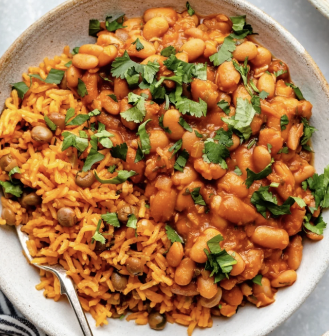 Mom’s Authentic Puerto Rican Rice and Beans